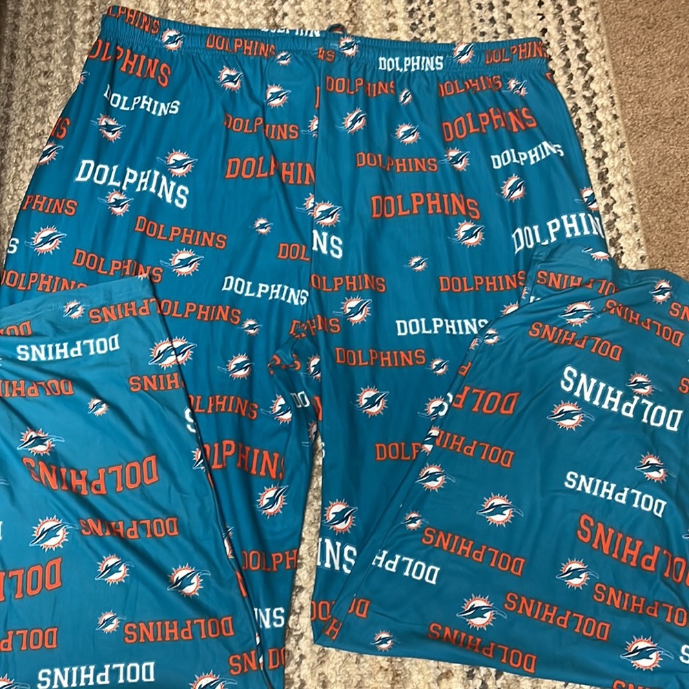 NFL Team Apparel Pajama Pants Dolphins NWOT Size XXL